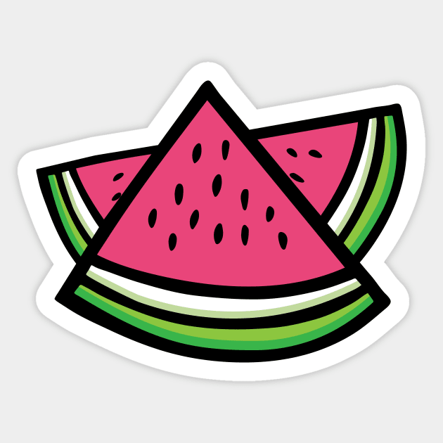 Watermelon Sticker by majoihart